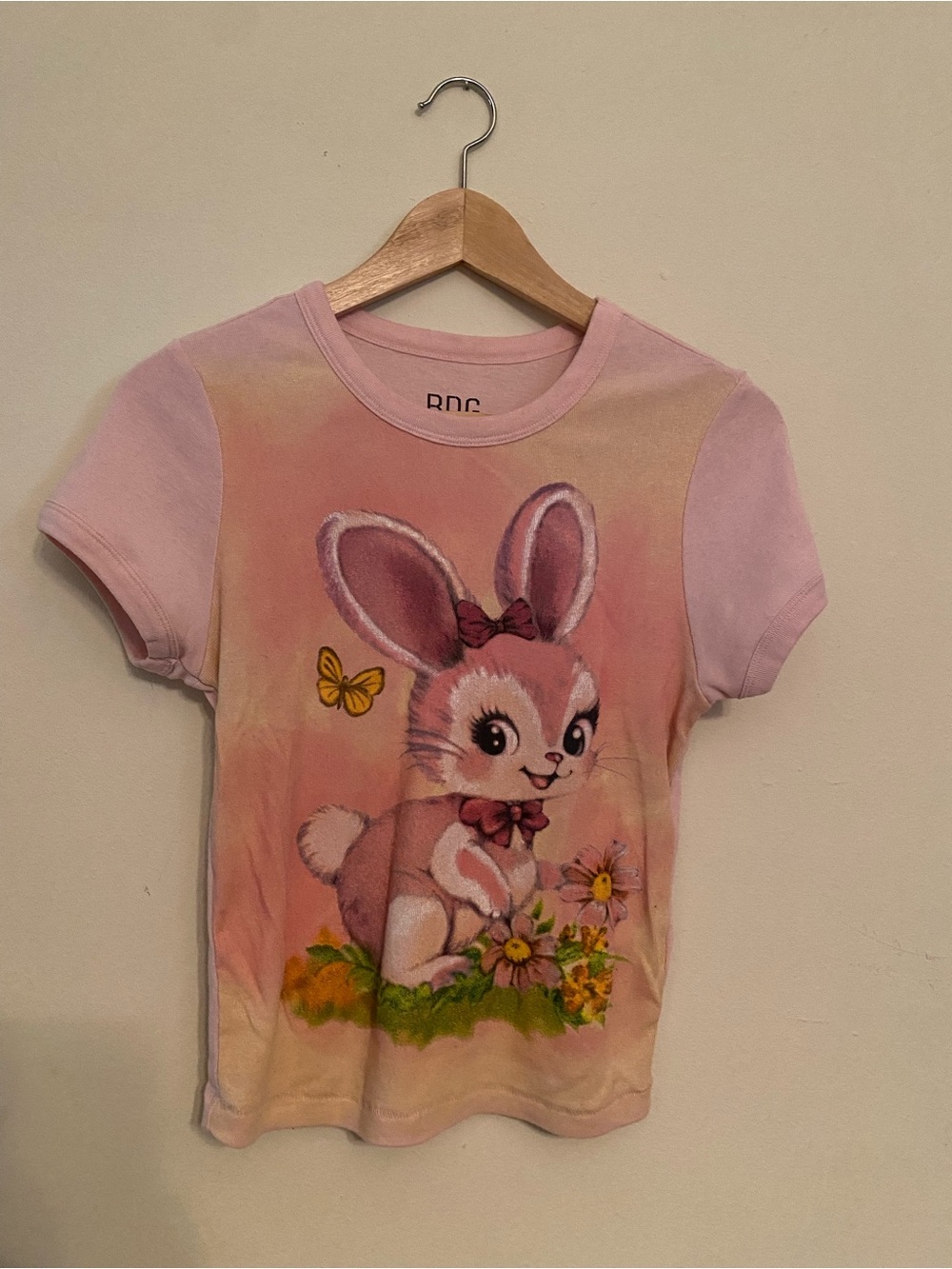 BDG Pink Bunny Graphic Tee